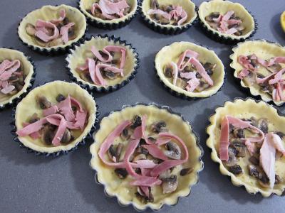 Tartelettes au brie et au jambon - 5.2