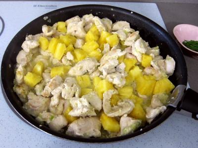 Recette Blancs de dinde à l'ananas