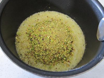 Pêches, bananes et pistaches au rhum - 3.2