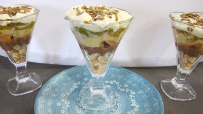 Image : recette Trifles aux prunes et graines de tournesol