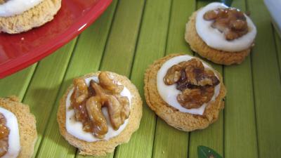 Recette Canapés aux noix