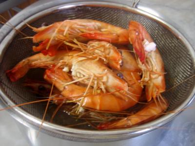 Encornets et gambas en salade - 4.2