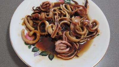 Encornets et gambas en salade - 7.2