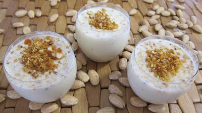gélatine : Verrines de blanc-manger au Grand marnier