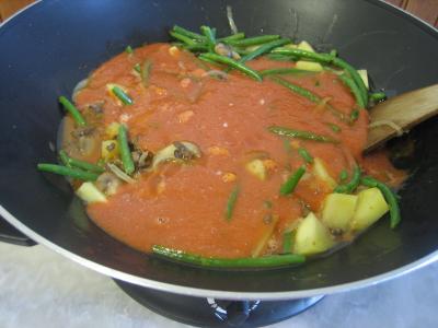 Crème de tomates et haricots verts - 9.2