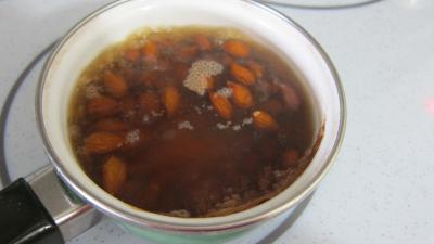 Gaspacho de melon au lait d'amandes et gambas - 2.2