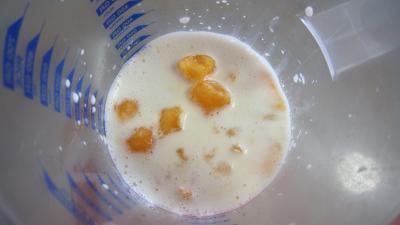 Gaspacho de melon au lait d'amandes et gambas - 4.3