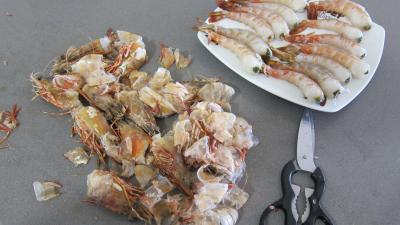 Riz pilaf aux gambas à l'orientale revisité - 1.3