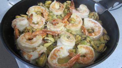 Riz pilaf aux gambas à l'orientale revisité - 3.1