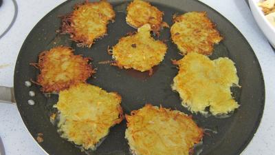 Photo : Galettes de röstis