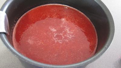 Gâteau de semoule au coulis de framboises - 6.2