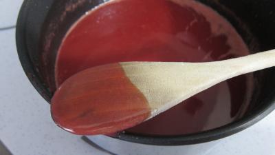 Gâteau de semoule au coulis de framboises - 6.4