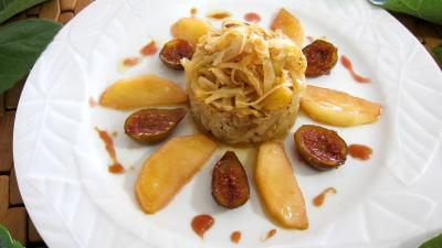 Recette Compotée de chou aux figues et aux pommes